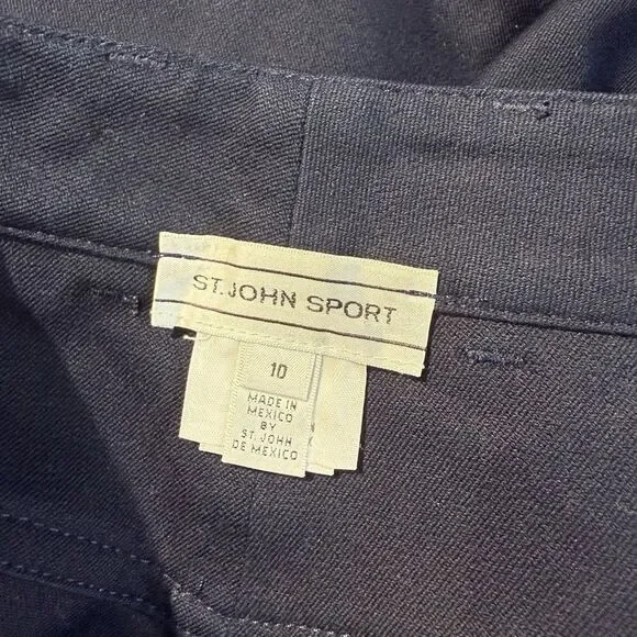 St.‎ John Elegant Black Women's Pants Sz 10 - Picture 7 of 7